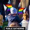 G128 24 Pack Handheld LGBT Progress Rainbow Pride Stick Flags | 12x18 In | Printed 150D Polyester, Country Flag, Solid Wooden Stick, Spear Gold Tip
